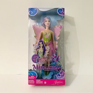 2005 Barbie Fairytopia Mermaidia Purple/Blue Hair Fairy Doll
